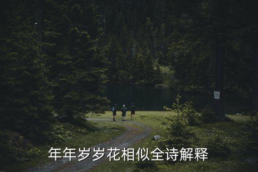 年年歲歲花相似全詩(shī)解釋