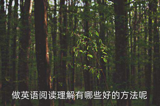 英語(yǔ)閱讀理解技巧，做英語(yǔ)閱讀理解的技巧