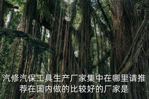汽修汽保工具生產(chǎn)廠家集中在哪里請推薦在國內(nèi)做的比較好的廠家是