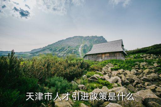天津市人才引進(jìn)政策是什么