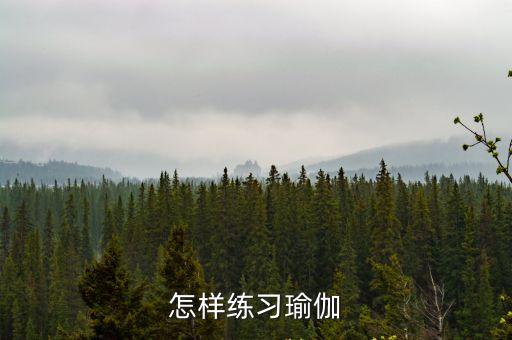 怎樣練習瑜伽