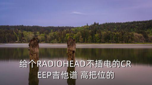 給個RADIOHEAD不插電的CREEP吉他譜 高把位的