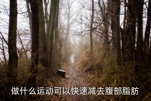 做什么運動可以快速減去腹部脂肪