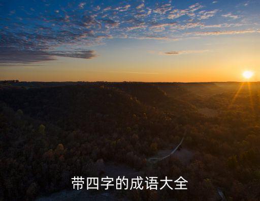 帶四字的成語大全