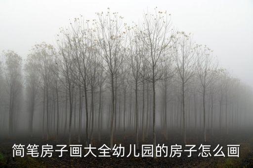 簡筆房子畫大全幼兒園的房子怎么畫