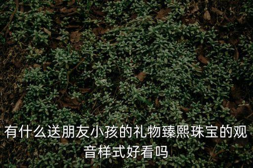 雪容融冰墩墩圖片，有什么送朋友小孩的禮物臻熙珠寶的觀音樣式好看嗎