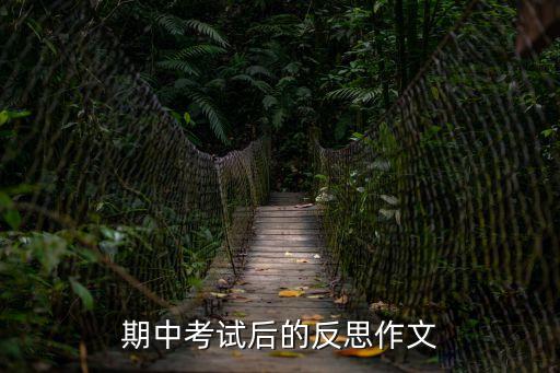 期中考試后的反思作文
