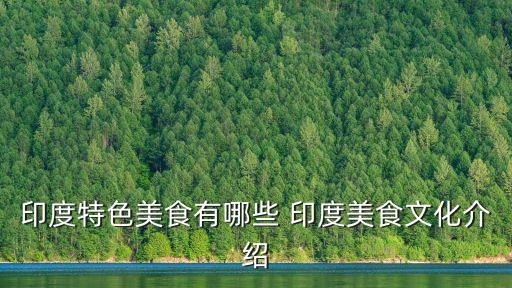 印度特色美食有哪些 印度美食文化介紹