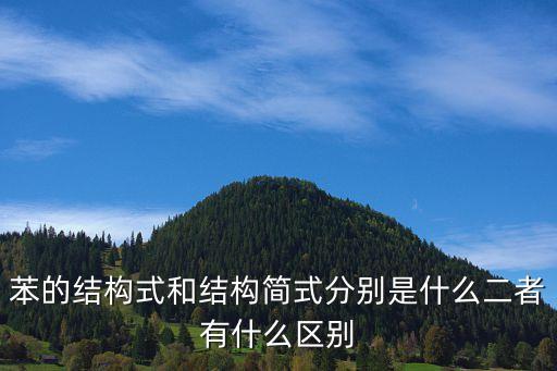 苯的結構簡式，苯的結構簡式是什么