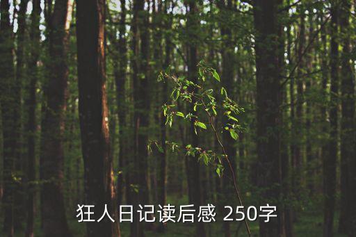 狂人日記讀后感 250字