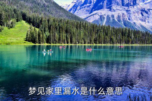 夢見屋里漏水，夢見房子漏水意味什么