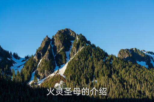 火靈圣母的介紹