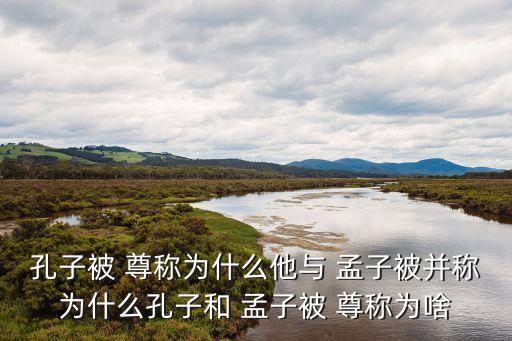 孟子被尊稱為什么,孔子逝世后弟子將其言行記錄編成《論語》