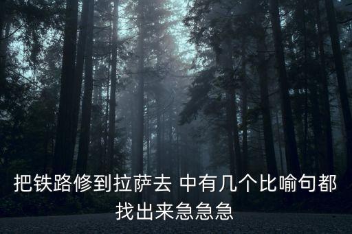 把鐵路修到拉薩去，把鐵路修到拉薩去 中有幾個(gè)比喻句都找出來(lái)急急急