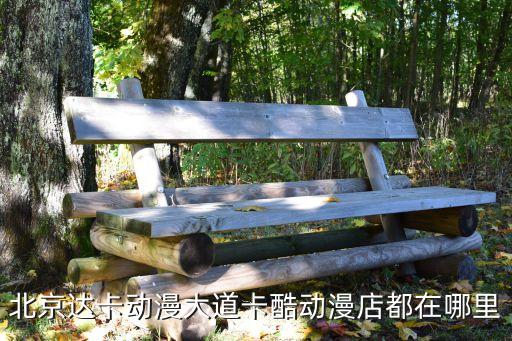 京達卡，北京達卡動漫大道卡酷動漫店都在哪里