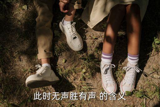 此時無聲勝有聲 的含義
