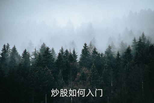 炒股如何入門