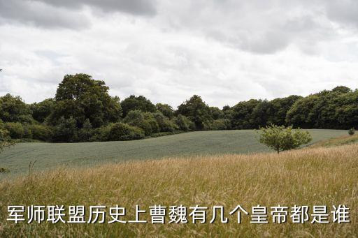 曹魏皇帝，軍師聯盟歷史上曹魏有幾個皇帝都是誰