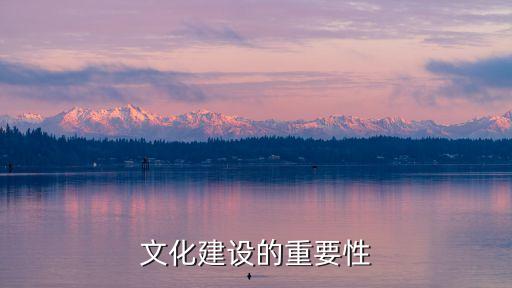 文化建設(shè)的意義，社會主義文化建設(shè)的重要性
