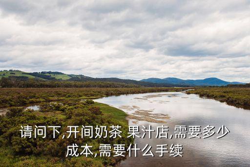 請問下,開間奶茶 果汁店,需要多少成本,需要什么手續