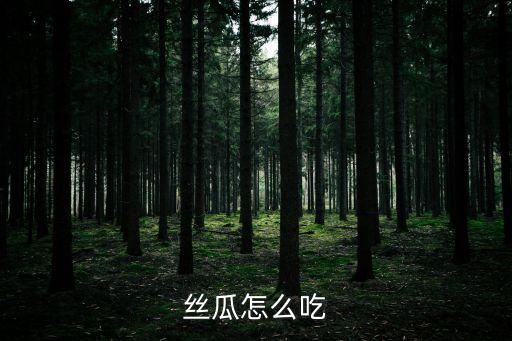 絲瓜怎么吃