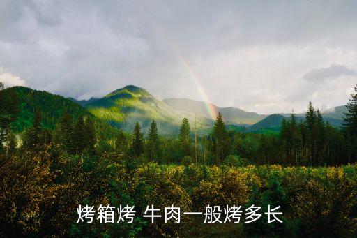  烤箱烤 牛肉一般烤多長