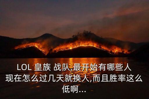 皇族戰隊,王自豪:相信土豪有錢組建更好的戰隊