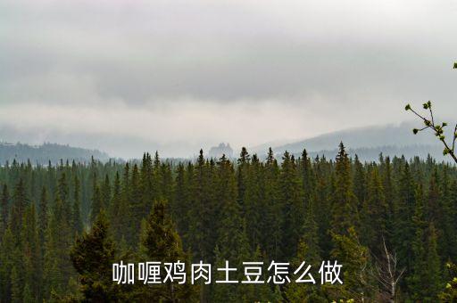 咖喱土豆雞肉，咖喱雞肉土豆怎么做好吃