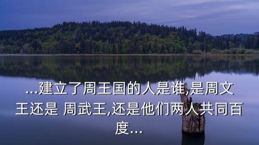 周武王簡(jiǎn)介,周武王姬發(fā)之子
