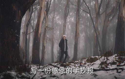 寫一份感恩的手抄報