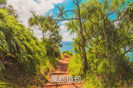 果然造句