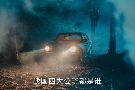 戰(zhàn)國四大公子都是誰