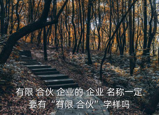 合伙企業名稱,獨資企業名稱不能用公司這個詞!