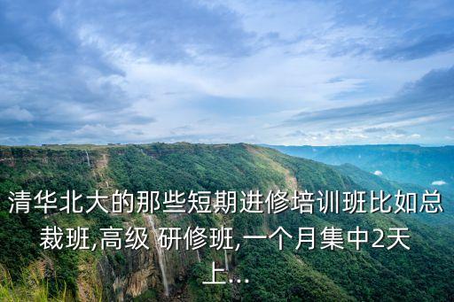 清華大學(xué)研修班,清華edp課程學(xué)習(xí)費用每人每天1000元