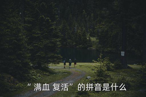 “ 滿血 復活”的拼音是什么