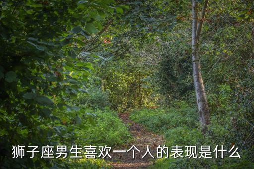 獅子座男生喜歡一個人的表現(xiàn)是什么