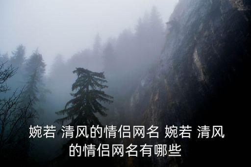  婉若 清風的情侶網(wǎng)名 婉若 清風的情侶網(wǎng)名有哪些