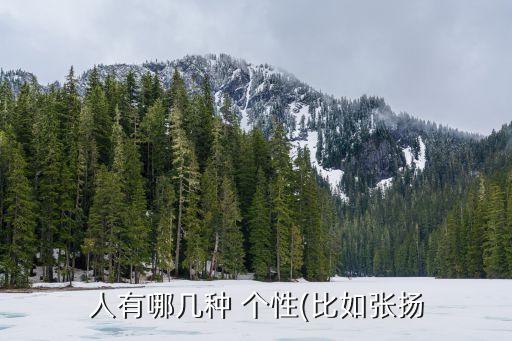 人有哪幾種 個性(比如張揚