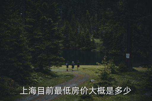 上海目前最低房價大概是多少