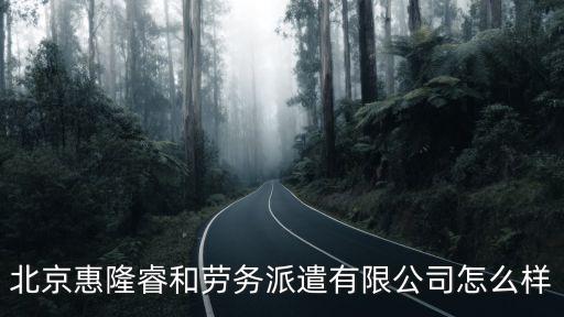 北京惠隆睿和勞務(wù)派遣有限公司怎么樣