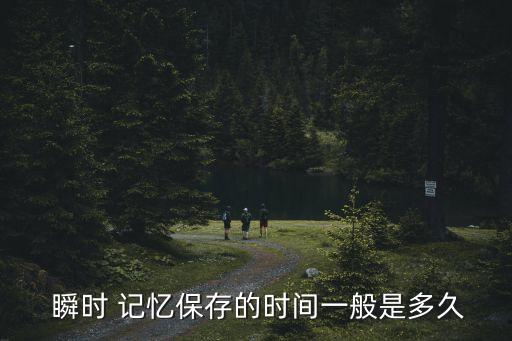 瞬時記憶,瞬時記憶能力強主要表現在瞬間記憶容量大