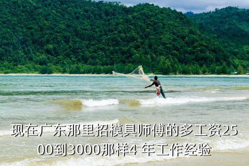 現在廣東那里招模具師傅的多工資2500到3000那樣4 年工作經驗
