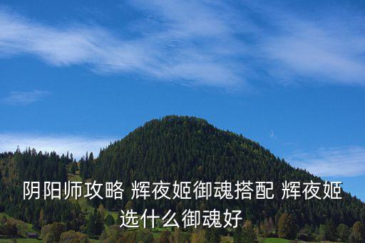 陰陽師攻略 輝夜姬御魂搭配 輝夜姬選什么御魂好