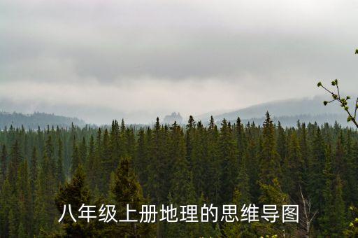 八上地理思維導圖，初二地理思維導圖一二章