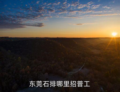 東莞石排哪里招普工