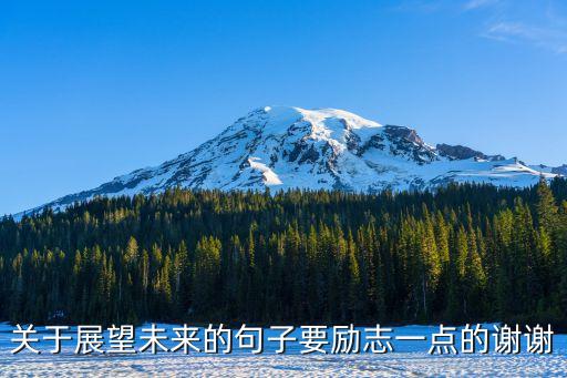 展望未來的勵志句子，憧憬未來的名句格言警句