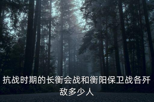 衡陽保衛戰，衡陽保衛戰到底打了多少天