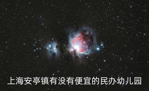 上海市安亭幼兒園園本課程，上海安亭鎮有沒有便宜的民辦幼兒園