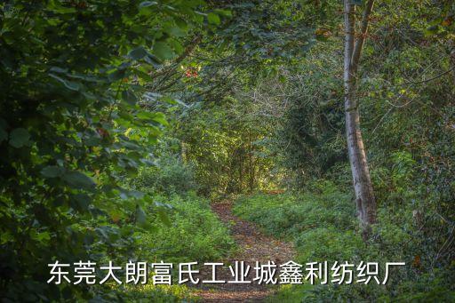 東莞大朗富氏工業(yè)城鑫利紡織廠