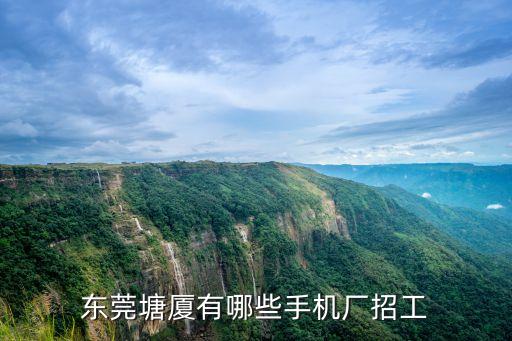 東莞塘廈有哪些手機廠招工